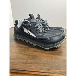 Altra Womens Lone Peak 4.5 Trail Running Shoe Size 9 Blue Gray